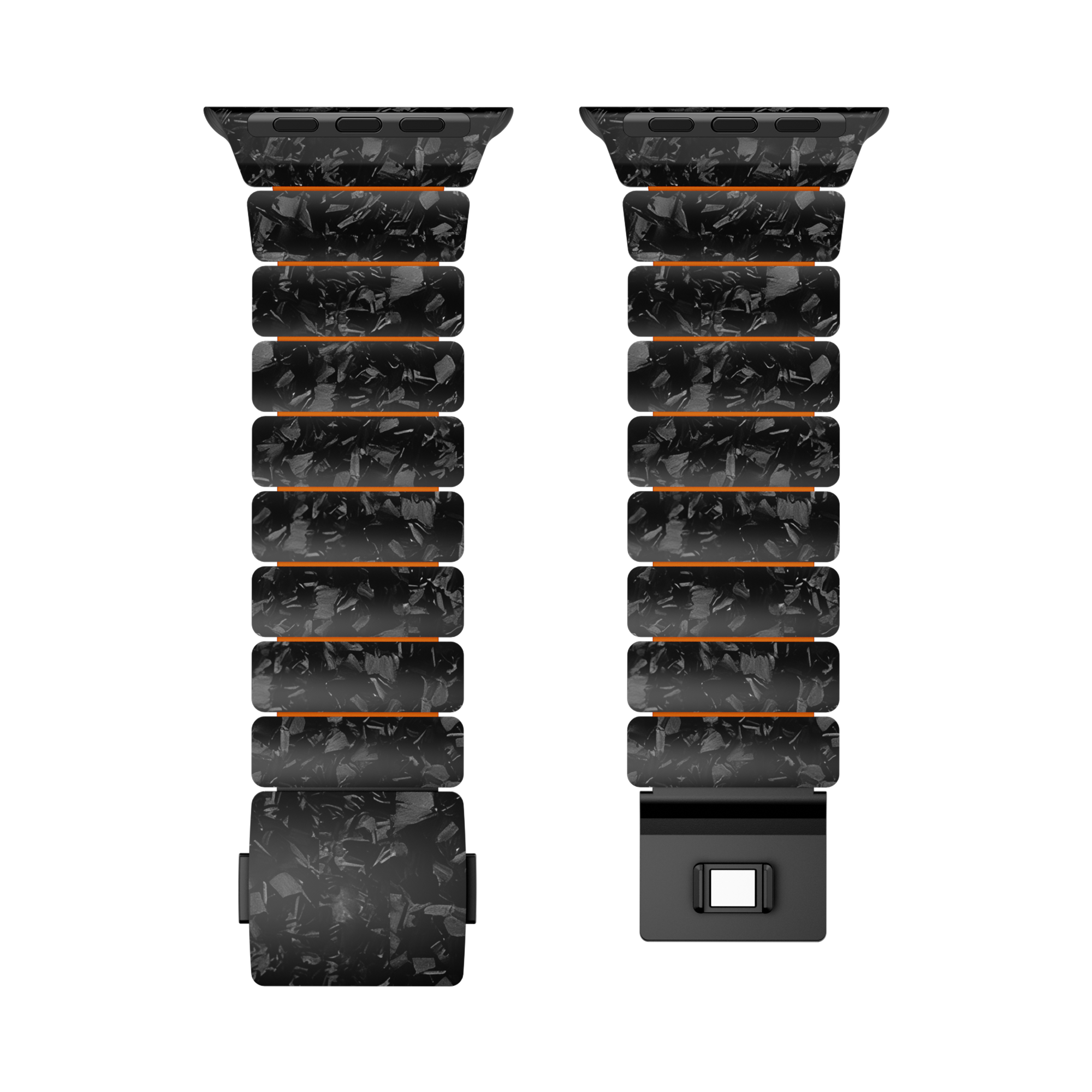 Carbon + FKM Band For Apple Watch