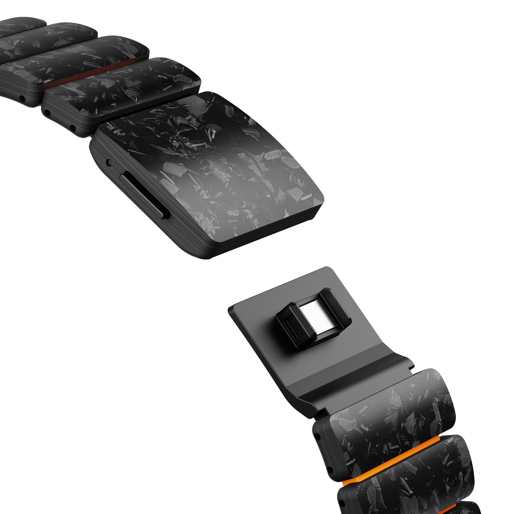 Carbon + FKM Band For Apple Watch