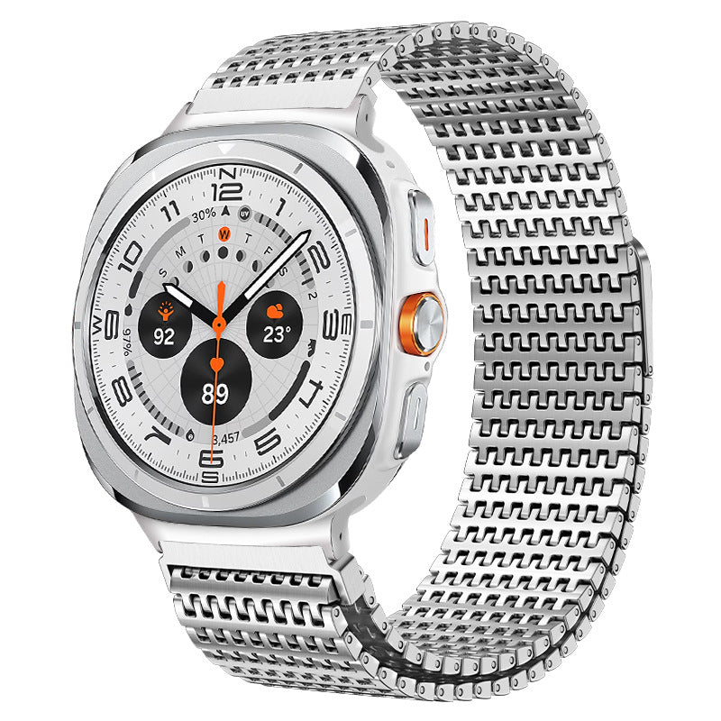 Designer Domino Stainless Steel Magnet Band ForGalaxy Watch Ultra/ Watch 8 / 8 Classic