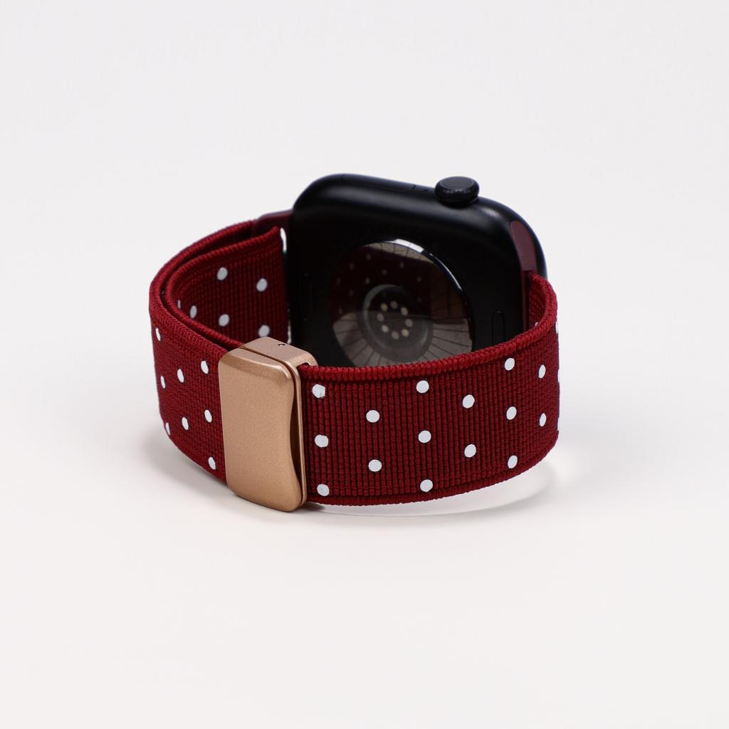 Polka Dot Magnetic Woven Nylon Strap for Apple Watch