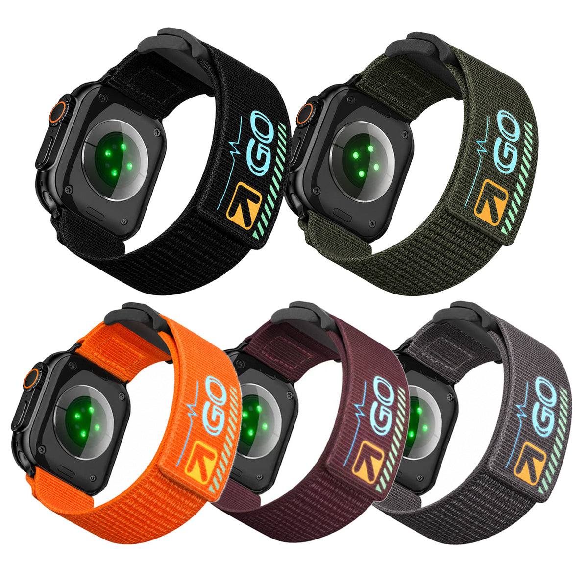 Magnetic Velcro Strap for Apple Watch