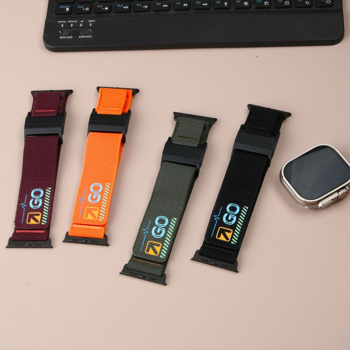 Magnetic Velcro Strap for Apple Watch
