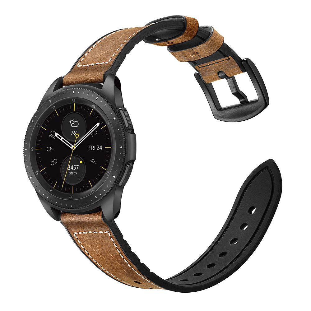 Leather Luxury Watch Band For Samsung Watch 7/ 6 /5 Pro/5/4