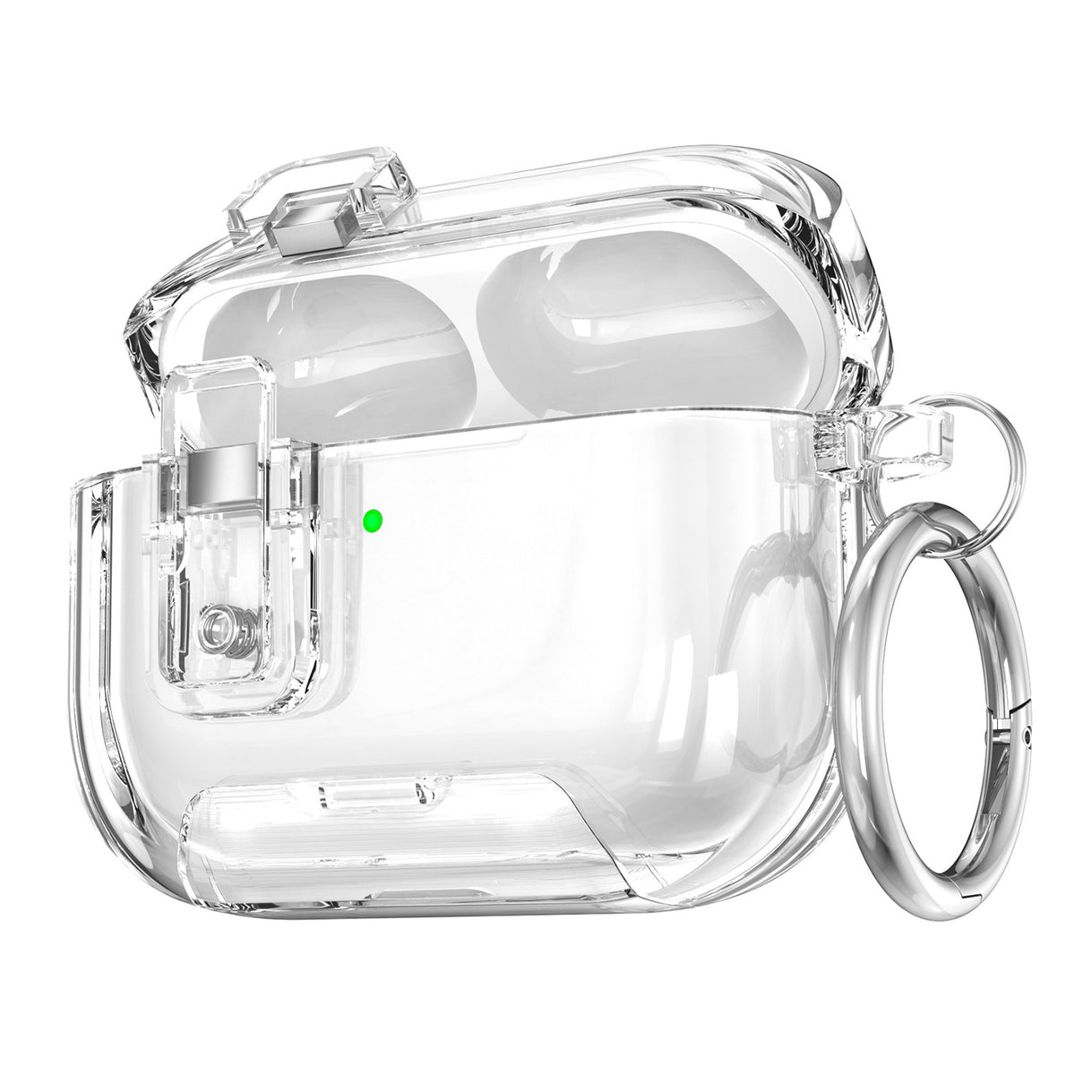 Auto-Pop Kickstand Clear Case for AirPods Pro 2 / Pro 3 / 4 / 5