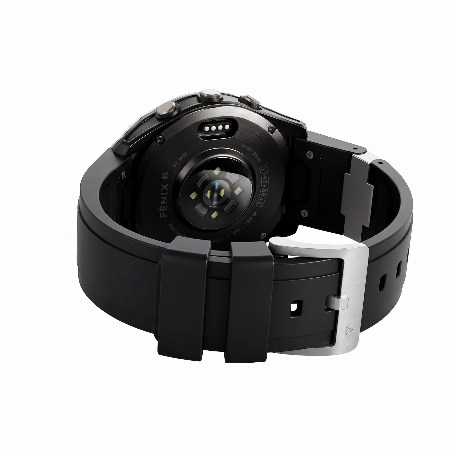 Baool Rugged FKM Watch Band for Garmin