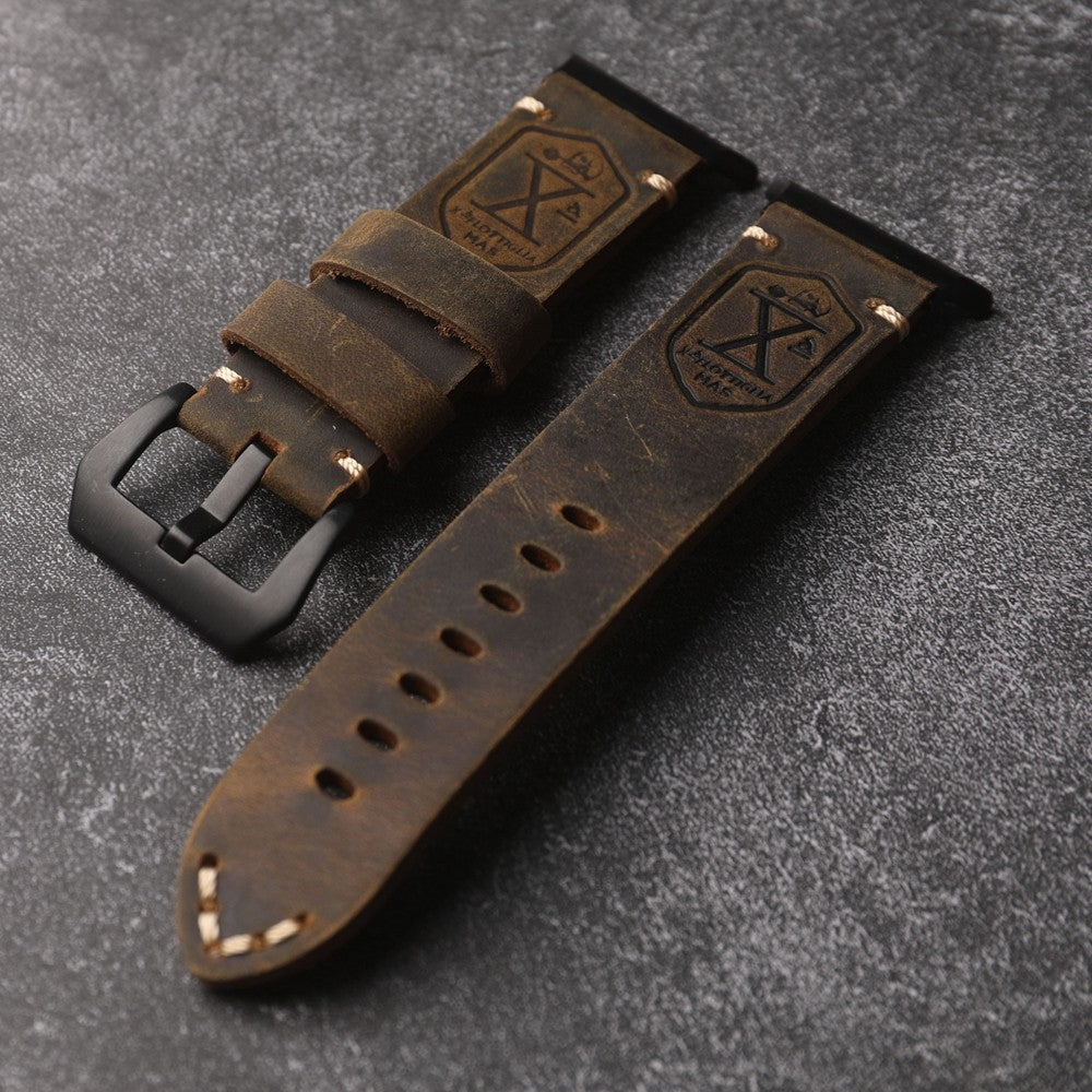 Vintage Leather Band For Samsung Galaxy Watch 8 Classic/Samsung Watch Ultra/ 8 /7/6 /5 Pro/5/4
