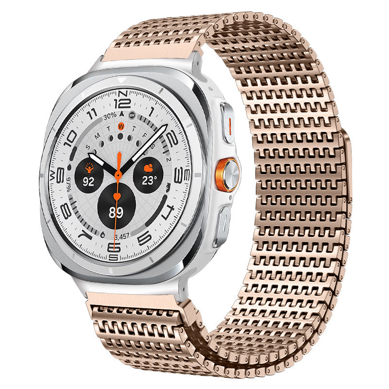 Designer Domino Stainless Steel Magnet Band ForGalaxy Watch Ultra/ Watch 8 / 8 Classic