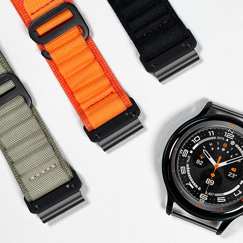 Outdoor Nylon Strap for Garmin Fenix 8 7 7X 6 6X Pro