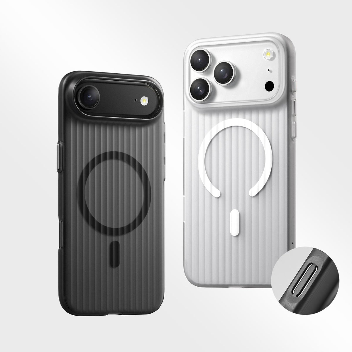 High-end Simple Striped Case For Iphone