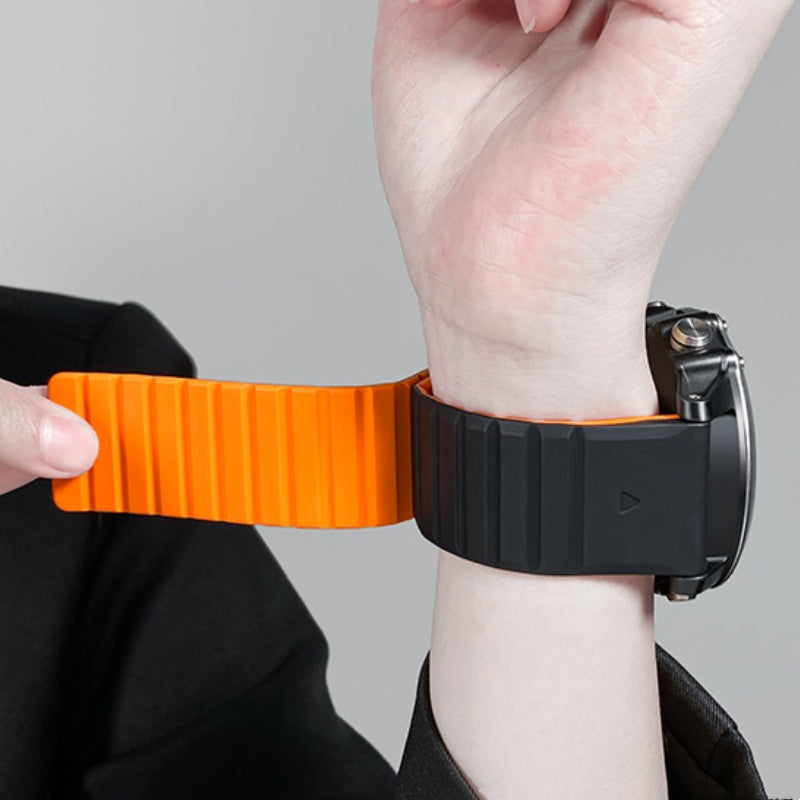 Silicone Magnetic Watch Strap For Garmin Watch