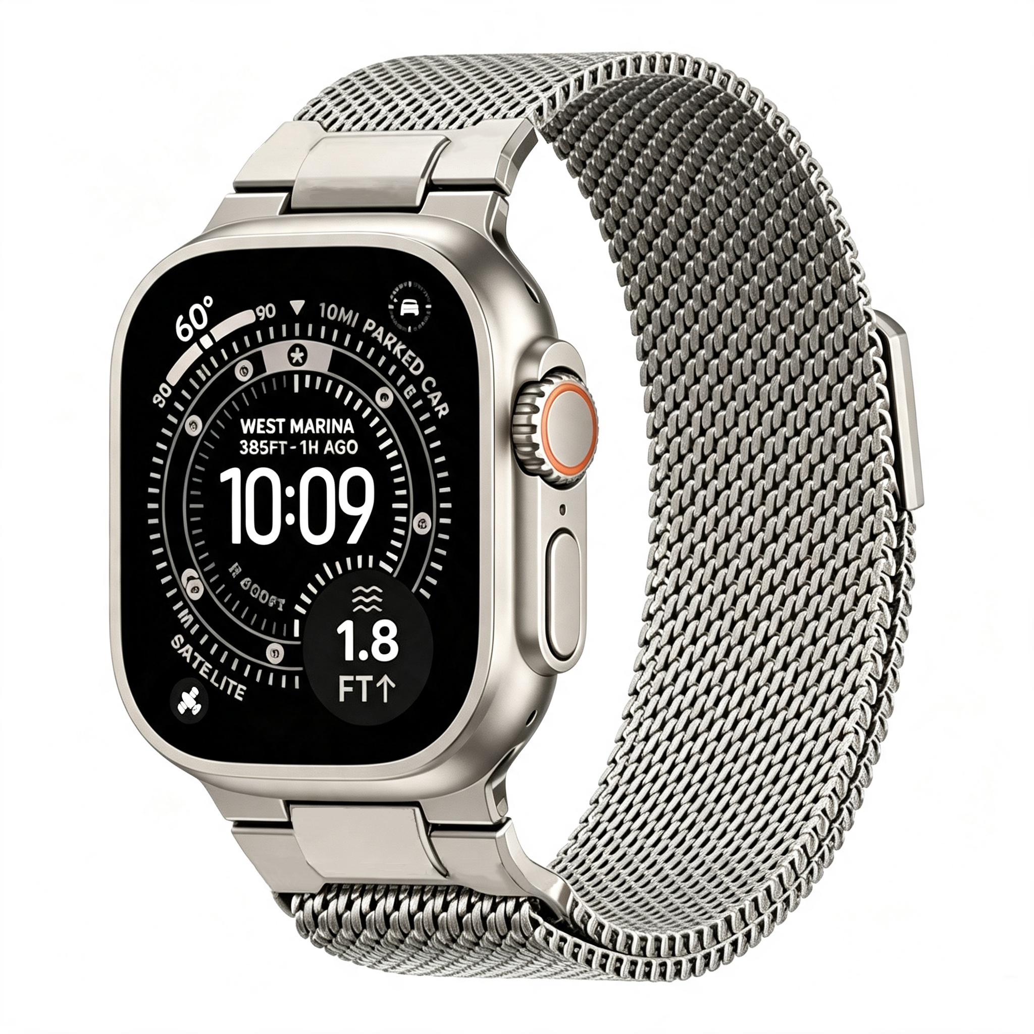 Mecha Milanese Loop Band For Apple Watch