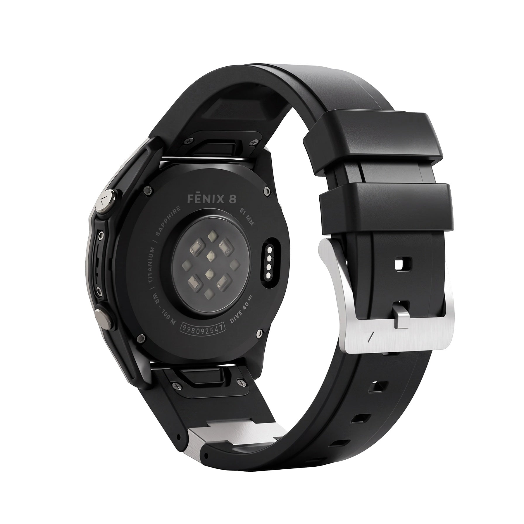 Baool Rugged FKM Watch Band for Garmin