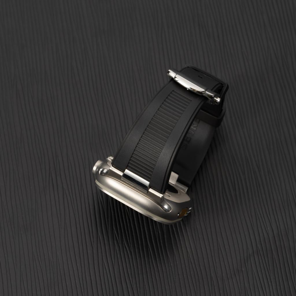 Chrono-Strata Apple Watch Band – FKM Fluoroelastomer with Butterfly Clasp