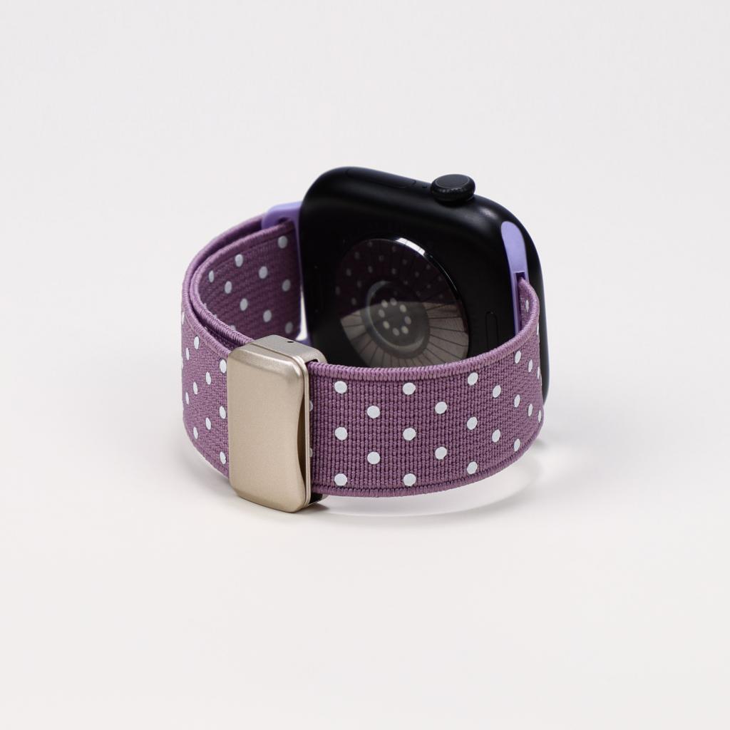 Polka Dot Magnetic Woven Nylon Strap for Apple Watch
