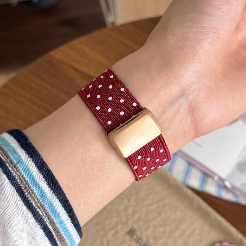 Polka Dot Magnetic Woven Nylon Strap for Apple Watch