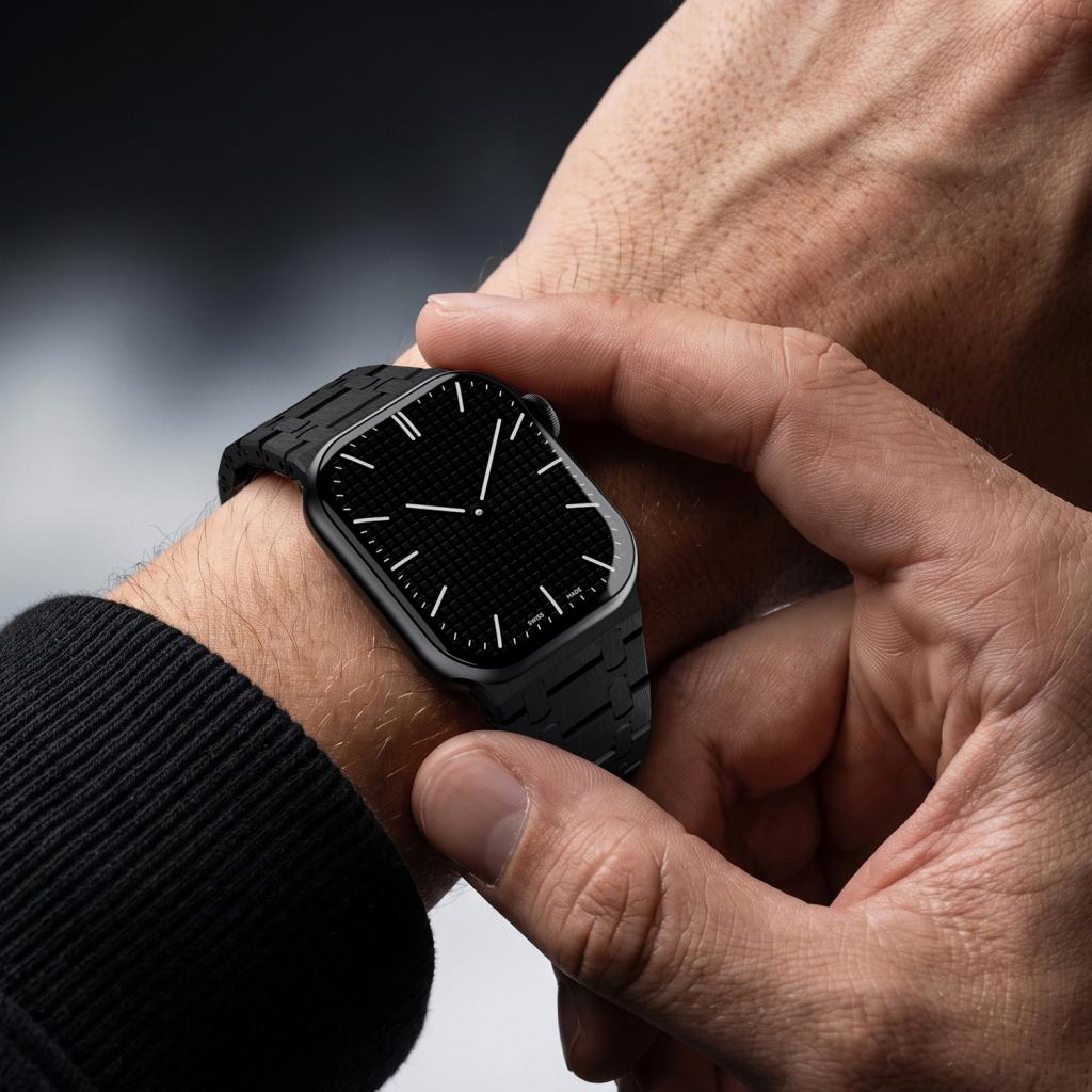 AP Style Zirconia Ceramic Apple Watch Band
