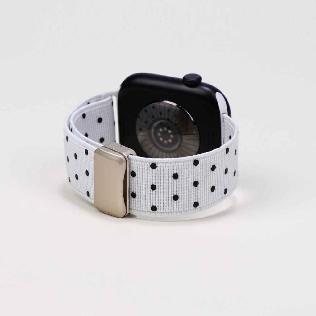 Polka Dot Magnetic Woven Nylon Strap for Apple Watch