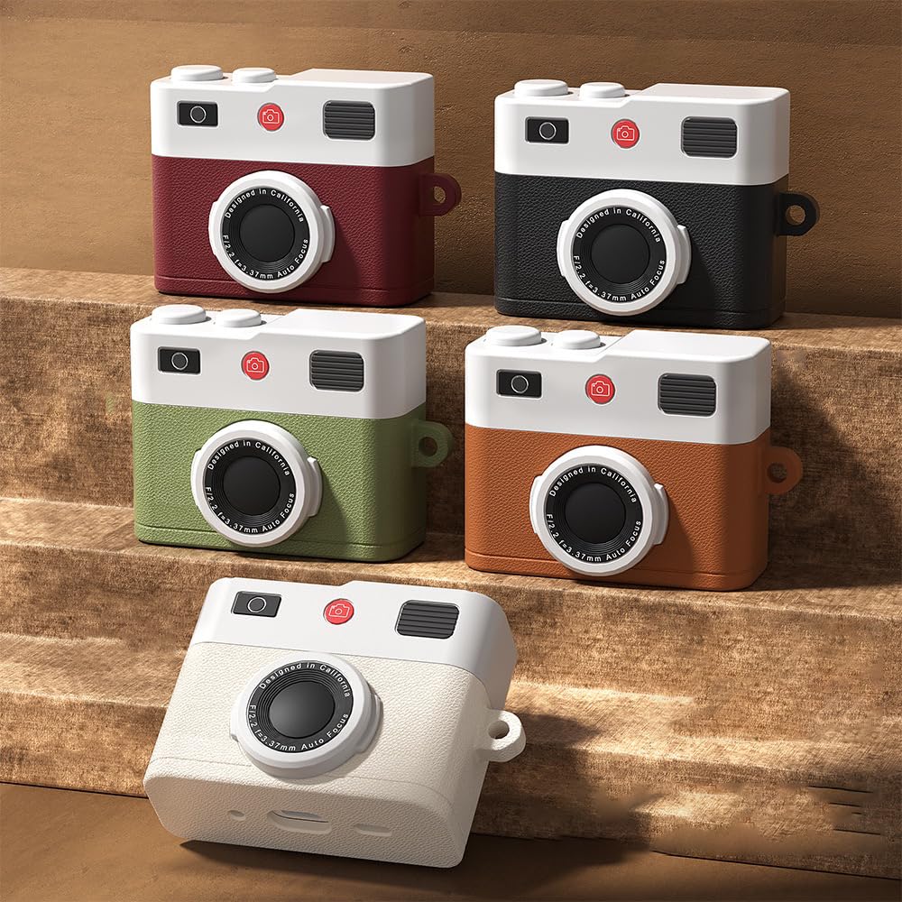 Camera Style Silicone AirPods Case