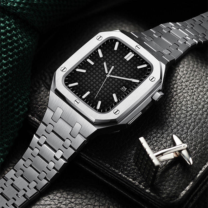 AP Stainless Steel Band Stainless Steel Case Retrofit Kit For Apple Watch