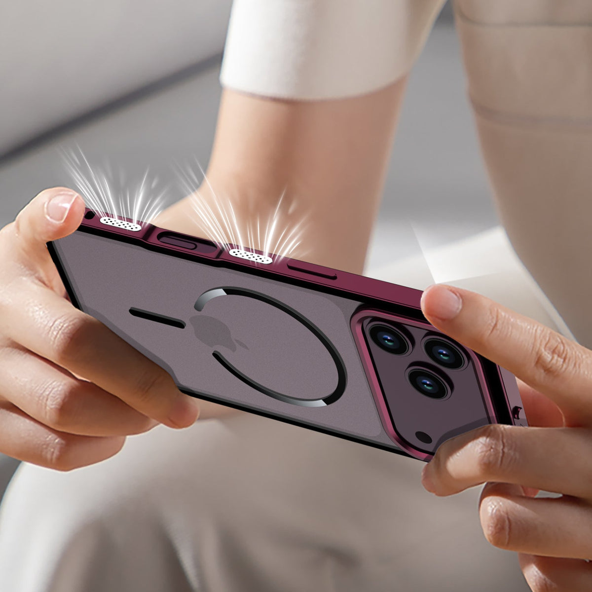 Premium EdgePatrol Metal Case For iphone