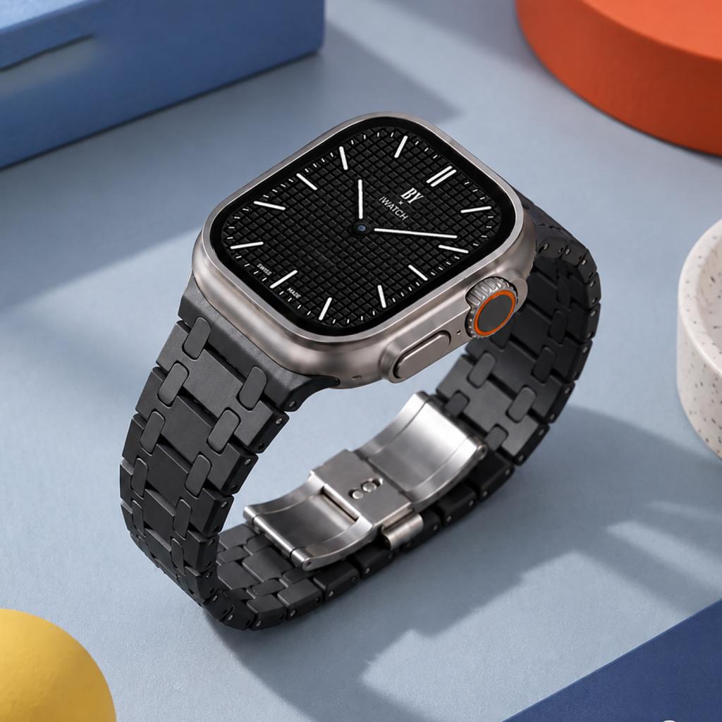 AP Style Zirconia Ceramic Apple Watch Band