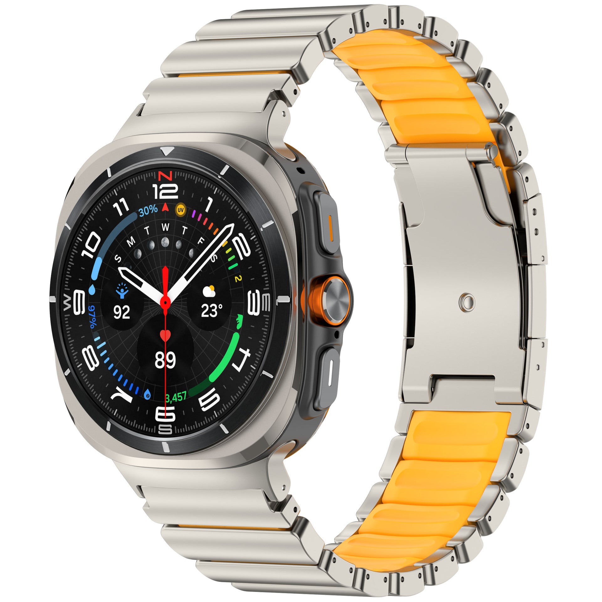 Titanium Band +FKM For Samsung Galaxy Watch