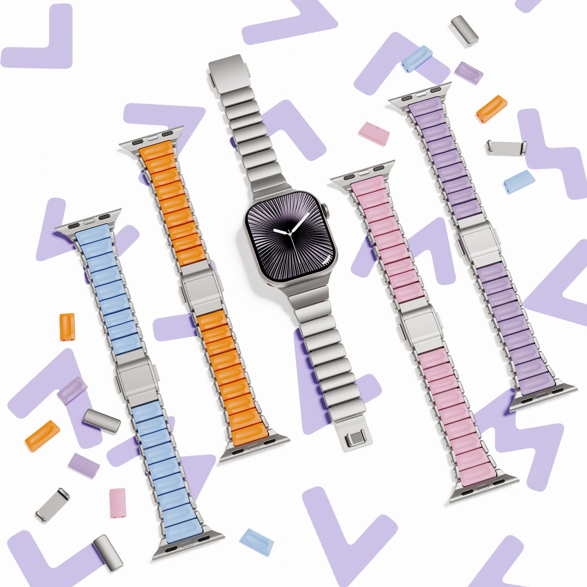 Gemini Hybrid Apple Watch Band