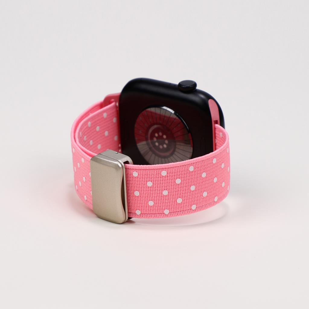 Polka Dot Magnetic Woven Nylon Strap for Apple Watch