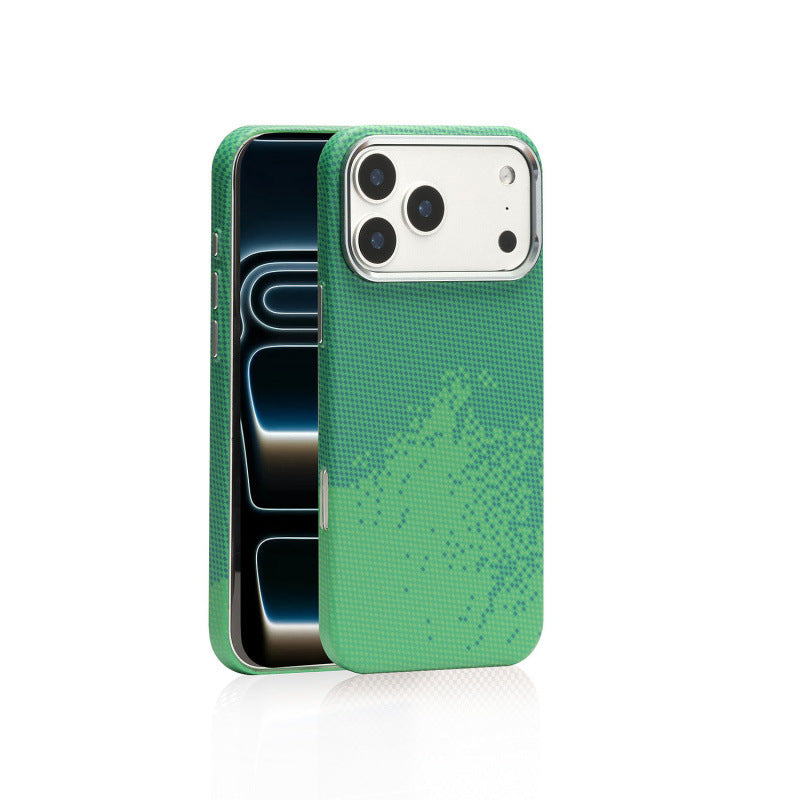 Magnetic Kevlar Carbon Fiber Pattern For iPhone