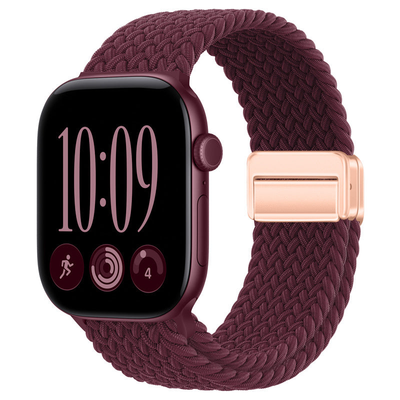 Nylon Braided Magnetic Buckle For Apple Watch