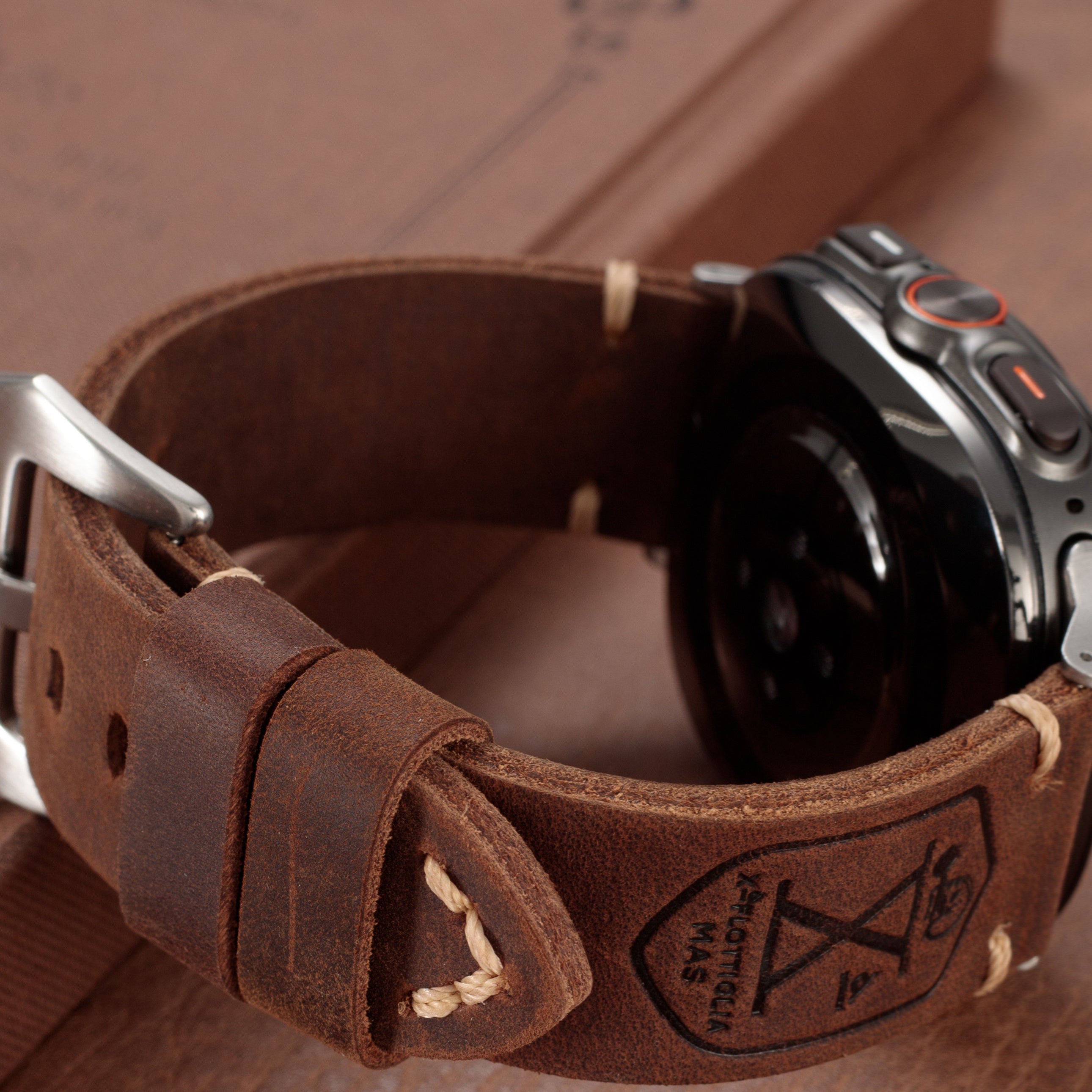 Vintage Leather Band For Samsung Galaxy Watch 8 Classic/Samsung Watch Ultra/ 8 /7/6 /5 Pro/5/4