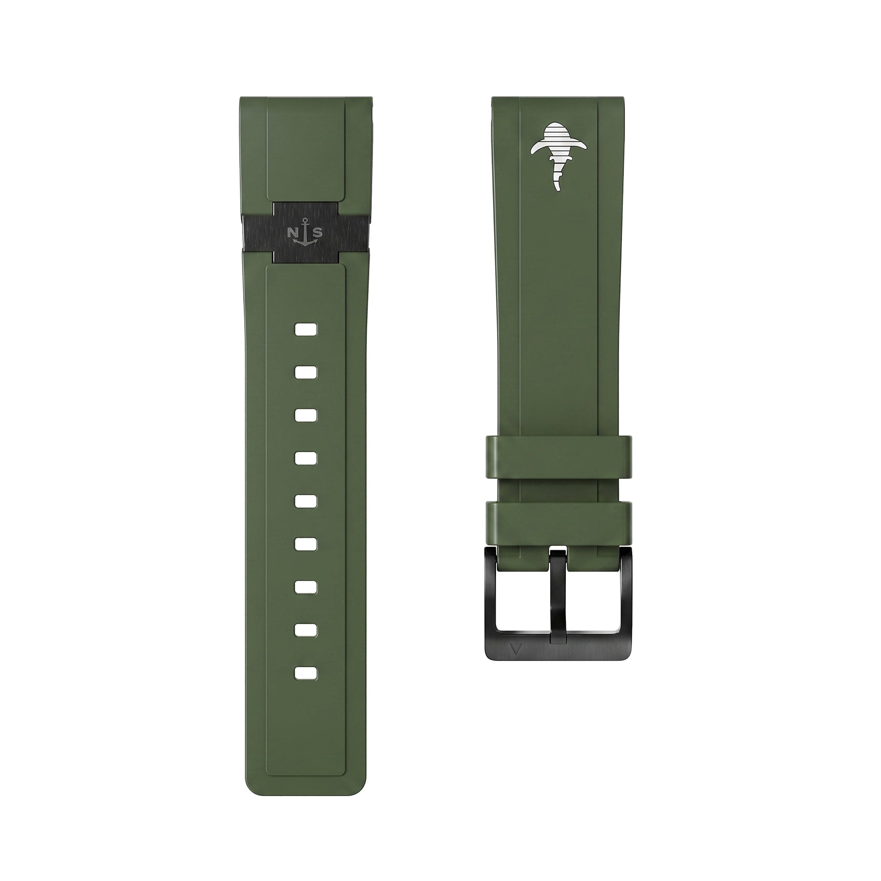 Baool Rugged FKM Watch Band for Garmin