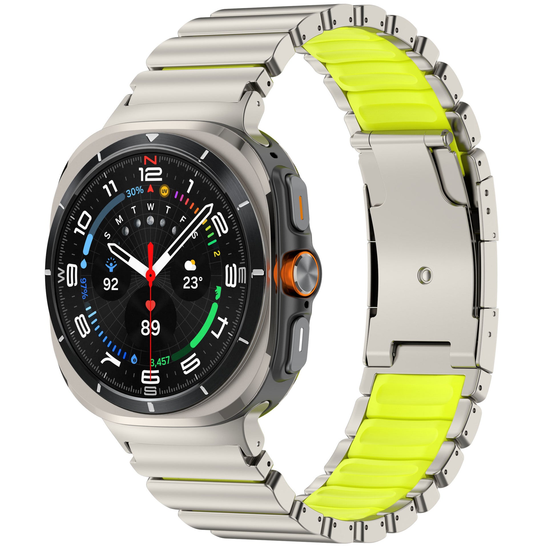 Titanium Band +FKM For Samsung Galaxy Watch