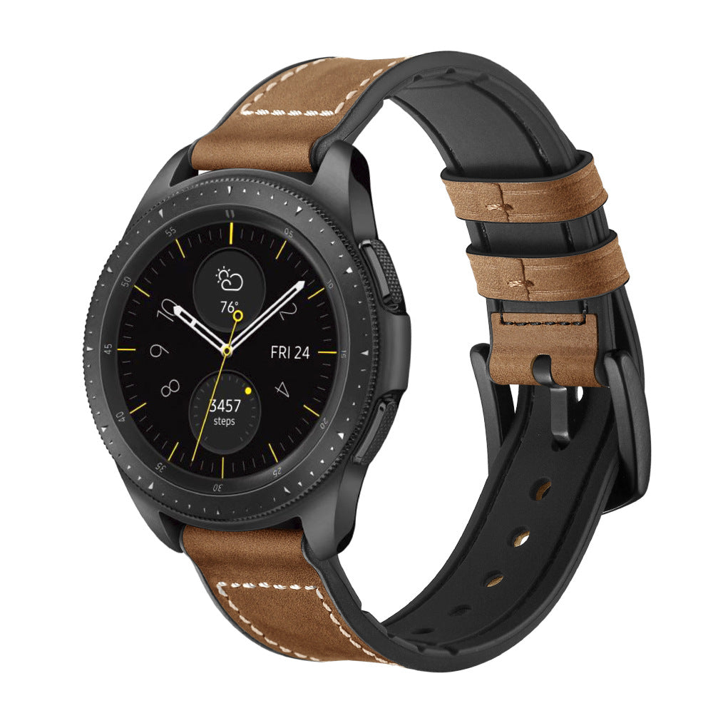 Leather Luxury Watch Band For Samsung Watch 7/ 6 /5 Pro/5/4
