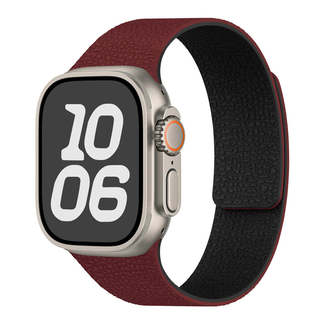 Texture Design-Magnetic Silicone Strap for Apple Watch