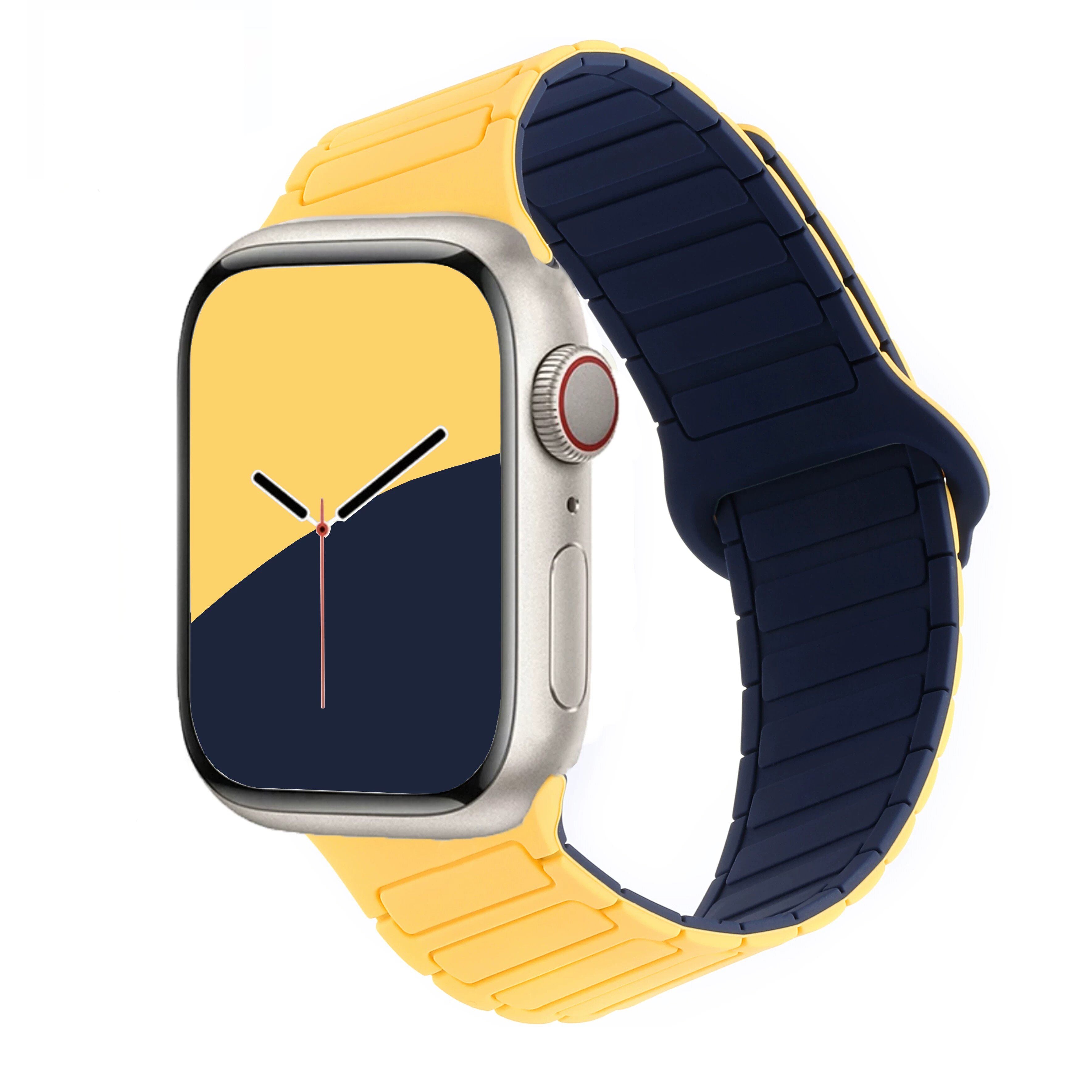 Asymmetrical Wave-Patterned Sports Strap For Apple Watch – Vipzoon
