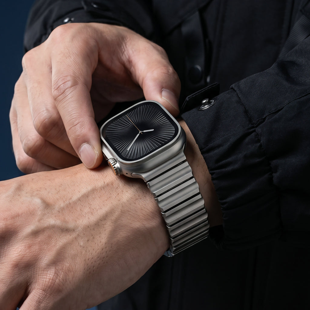 GEMINI Wave Titanium Apple Watch Ban