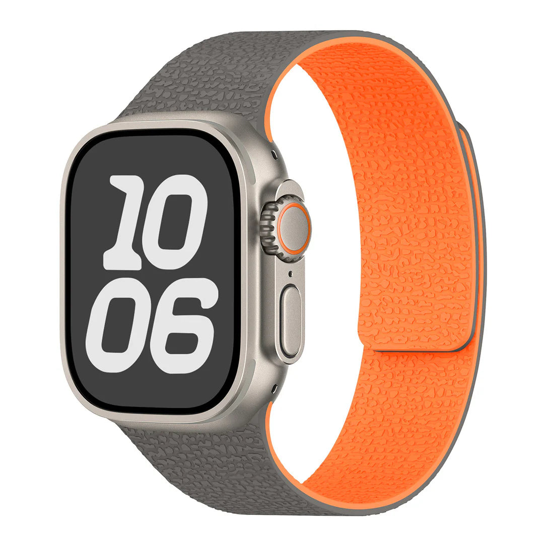 Texture Design-Magnetic Silicone Strap for Apple Watch