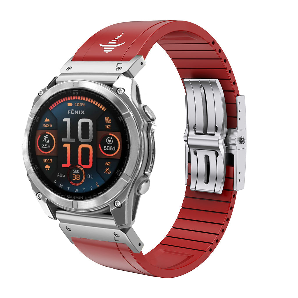 Luxury FKM Rubber Strap for Garmin - The Shark Edition