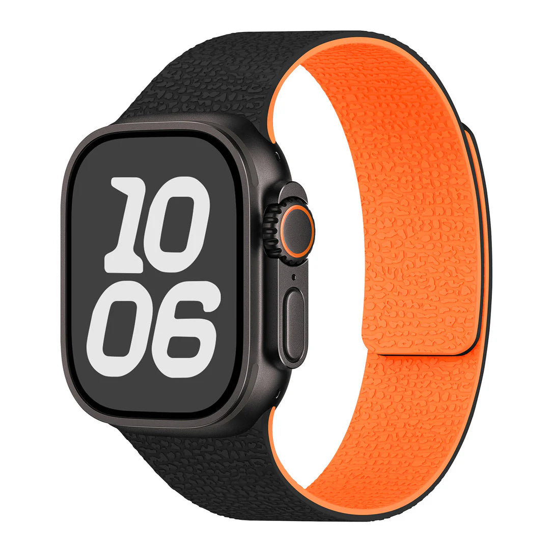 Texture Design-Magnetic Silicone Strap for Apple Watch