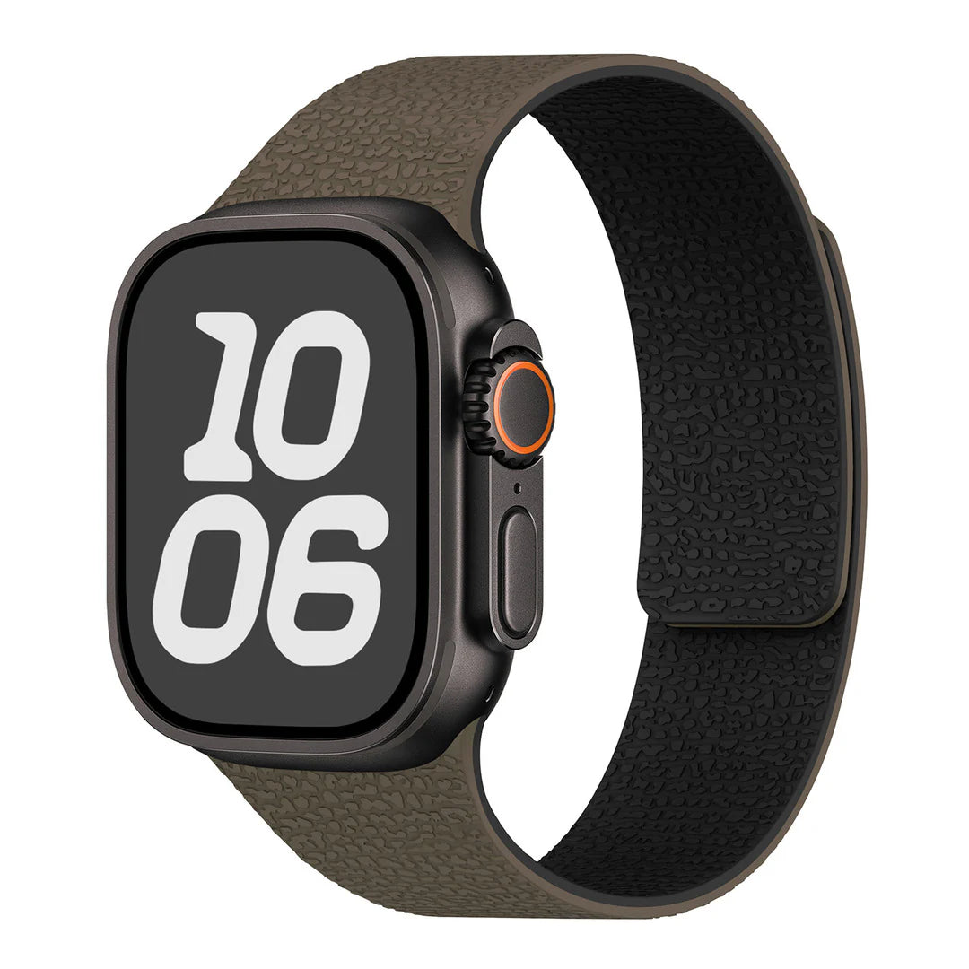 Texture Design-Magnetic Silicone Strap for Apple Watch