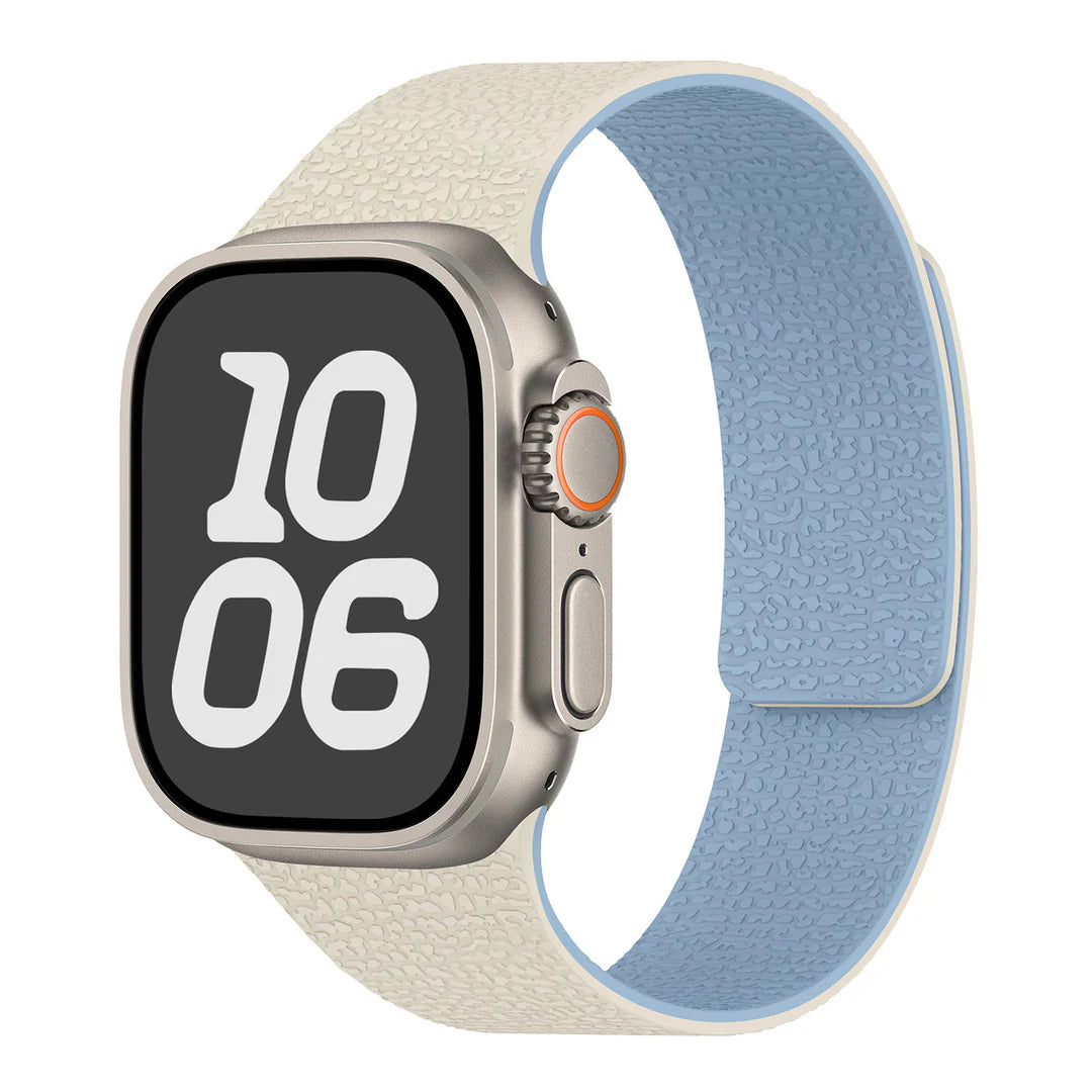 Texture Design-Magnetic Silicone Strap for Apple Watch
