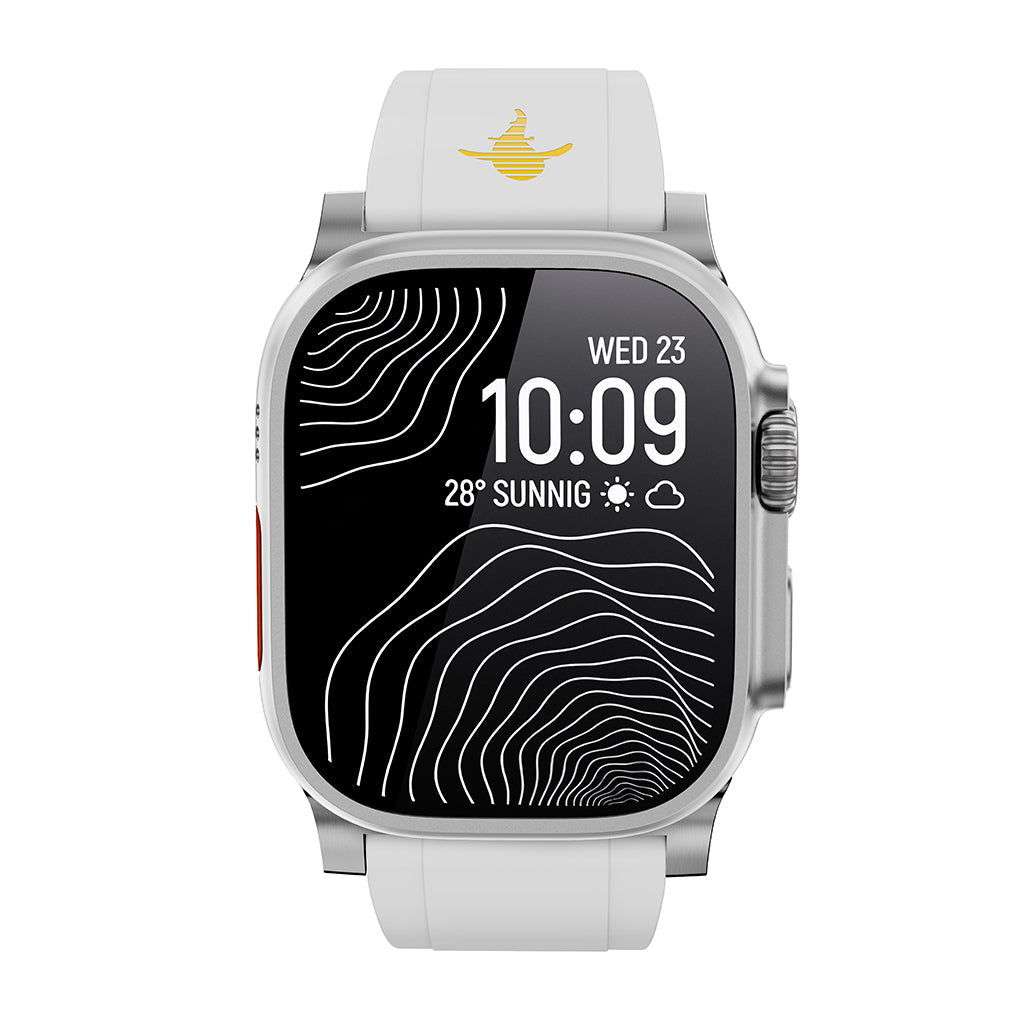 Luminous Great White Shark FKM Rubber Strap