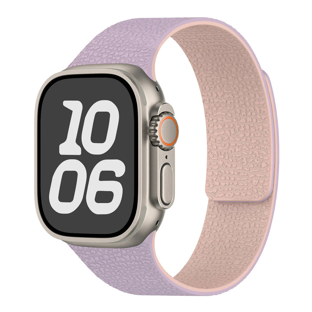 Texture Design-Magnetic Silicone Strap for Apple Watch