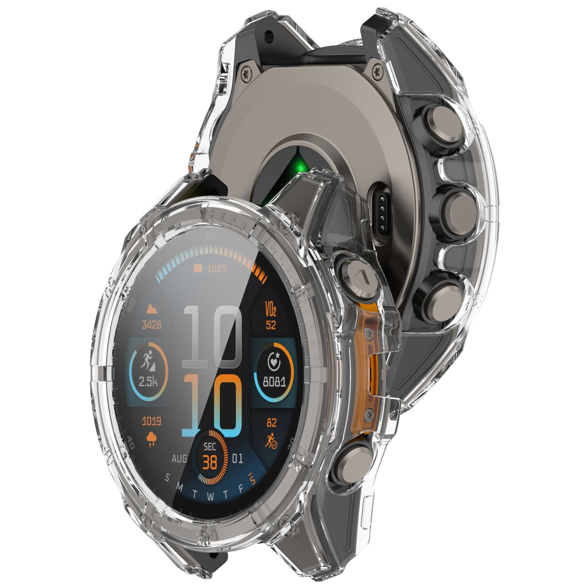 Armor Integrated Case & Screen Guard For Fenix 8