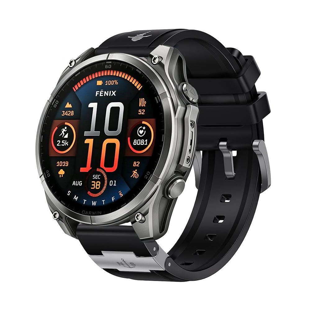 Baool Rugged FKM Watch Band for Garmin