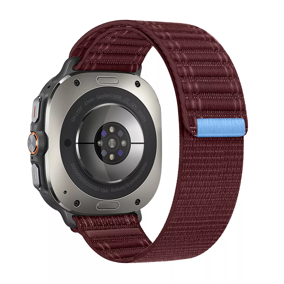 Wave Pattern Nylon Strap For Samsung Galaxy Watch Ultra /7/6/5/5 Pro/4/4Classic