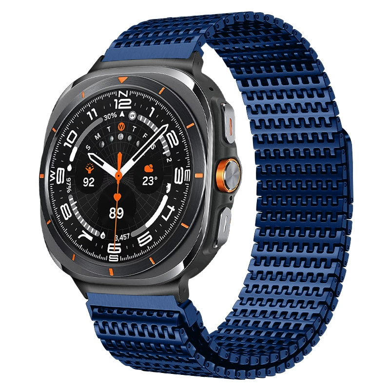 Designer Domino Stainless Steel Magnet Band ForGalaxy Watch Ultra/ Watch 8 / 8 Classic