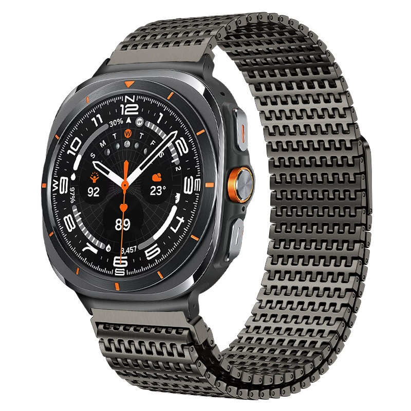 Designer Domino Stainless Steel Magnet Band ForGalaxy Watch Ultra/ Watch 8 / 8 Classic
