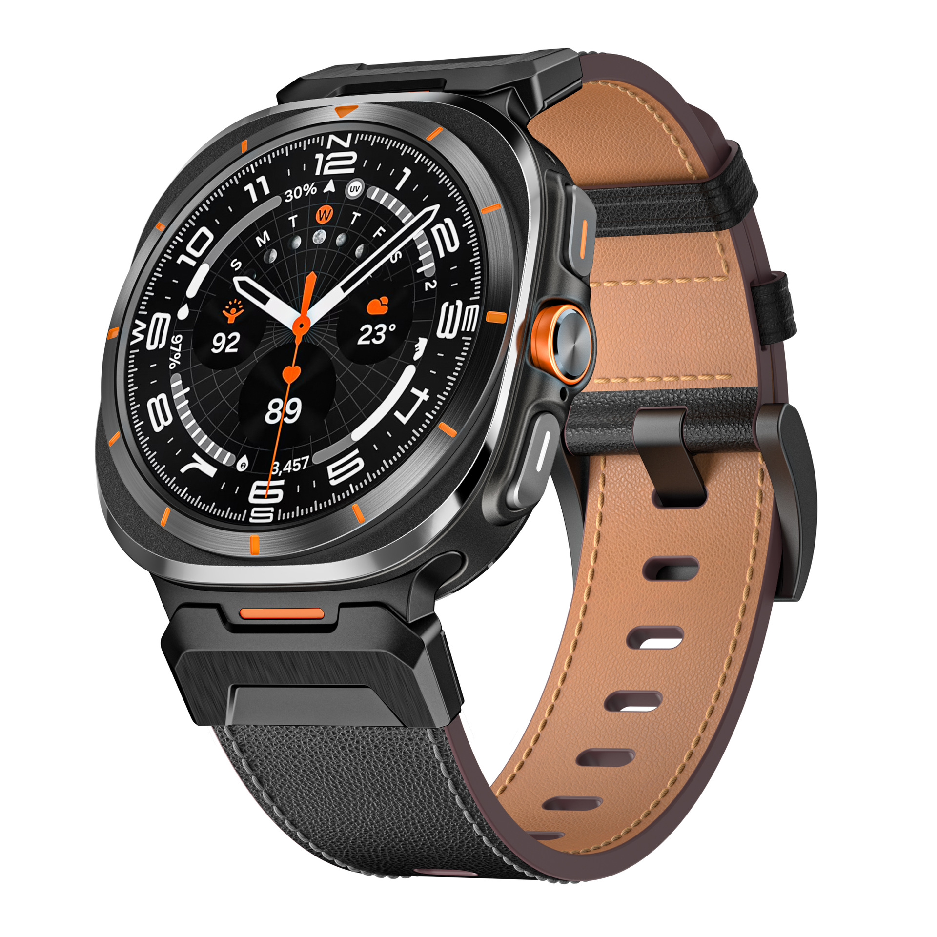 Full Edge Scratch-Proof Metal 360°Protective Cover for Samsung Galaxy Watch Ultra